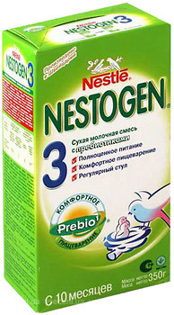 Фото Nestle Nestogen 3 с пребиотиками 350 г