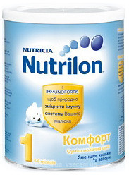 Фото Nutricia Nutrilon 1 Комфорт ж/б 400 г
