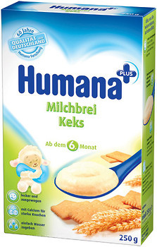 Фото Humana Каша молочна з печивом 250 г