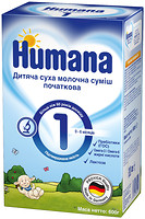 Фото Humana Смесь молочная Anfangsmilch 1 Prebiotik 600 г