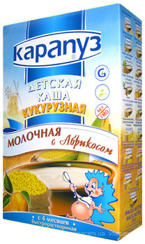 Фото Карапуз Каша молочна Кукурудзяна з абрикосом 250 г