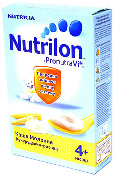 Фото Nutricia Nutrilon Каша молочная кукурузно-рисовая 225 г