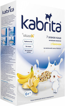 Фото Kabrita Каша 7 злаків на козячому молоці з бананом 180 г