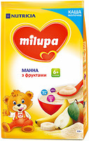Фото Milupa Каша молочная манная с фруктами 210 г