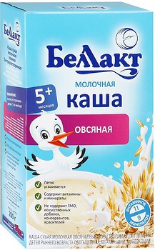 Фото Беллакт Каша молочна вівсяна 200 г