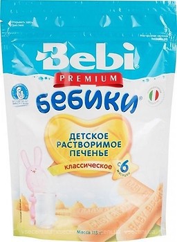 Фото Bebi Premium Печенье Бебики классическое 115 г