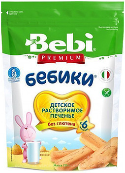 Фото Bebi Premium Печиво Бебіки без глютену 170 г