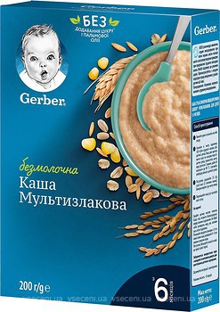 Фото Gerber Каша безмолочная мультизлаковая 200 г