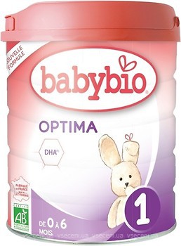 Фото Babybio суміш суха молочна Optima 1 800 г