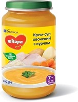 Фото Milupa Крем-суп овочевий з куркою 200 г