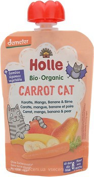 Фото Holle пюре Carrot Cat морква-манго-банан-груша 100 г