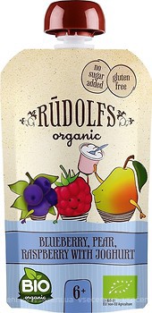 Фото Rudolfs Пюре фрукти з йогуртом 110 г