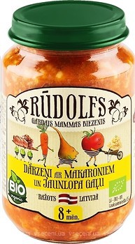 Фото Rudolfs Пюре овочі з макаронами і телятиною 190 г