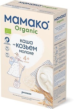 Фото Мамака Каша молочна рисова Organic 200 г