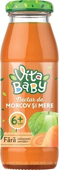 Фото Vita Baby нектар Морква та яблуко 175 мл