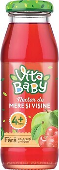 Фото Vita Baby нектар Яблуко та вишня 175 мл