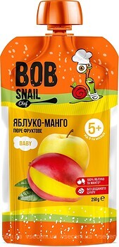 Фото Bob Snail пюре Яблуко-манго 250 г