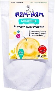 Фото Ням-ням каша молочна кукурудзяна 200 г