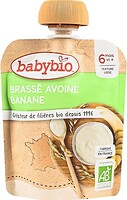 Фото Babybio пюре из овсяного молока с бананом 85 г
