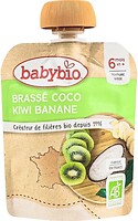 Фото Babybio пюре из кокосового молока с бананом и киви 85 г