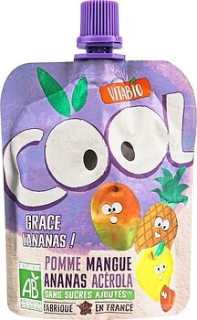 Фото Vitabio Напиток Cool Fruits Яблоко, манго и ананас 90 г