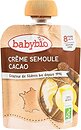 Фото Babybio десерт молочний з манною крупою та какао 85 г