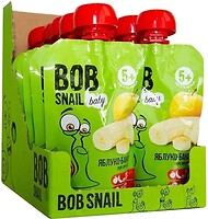 Фото Bob Snail пюре Яблуко-банан 10x 90 г