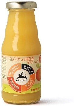 Фото Alce Nero сок яблоко с витамином C 200 мл
