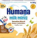 Фото Humana Пудінг манний Milk Minis Semolina Biscuit з печивом 4x100 г