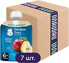 Фото Gerber Пюре Яблуко та груша 7x 90 г