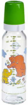 Фото Canpol babies Пляшечка для годування скляна з малюнком 240 мл (42/201)