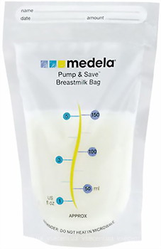 Фото Medela Пакеты для хранения грудного молока Breastmilk Bags 25 шт. (008.0406)