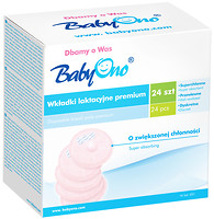 Фото BabyOno Вкладыши лактационные Premium 24 шт. (031)