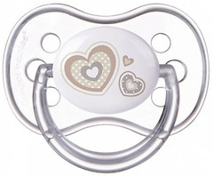 Фото Canpol babies Пустышка силиконовая круглая Newborn Baby 6-18 мес. (22/563)