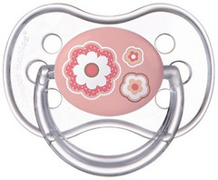 Фото Canpol babies Пустышка силиконовая круглая Newborn Baby 18+ мес. (22/564)