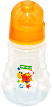 Фото Baby Team Пляшечка з силіконовою соскою 150 мл (1405)