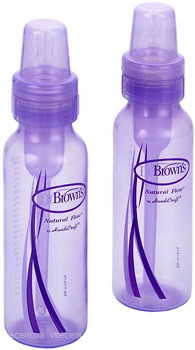 Фото Dr. Browns Пляшечка для годування Natural Flow зі стандартною шийкою 250 мл, 2 шт. (213)