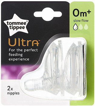 Фото Tommee Tippee Соска Ultra повільний потік 2 шт.