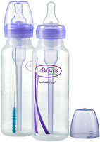Фото Dr. Browns Пляшечка для годування Natural Flow Options вузька шийка 250 мл 2 шт. (SB82505)
