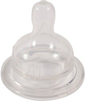 Фото Lindo Соска силіконова кругла для пляшки з широким горлом (L) 1 шт. (Pk 052/L)