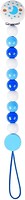 Фото Heimess Тримач для пустушки Сині бусинки (733900)