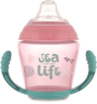 Фото Canpol babies Поильник-непроливайка с силиконовым носиком Sea Life 230 мл (56/501)