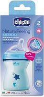 Фото Chicco Бутылочка пластик Natural Feeling Color 250 мл от 2 мес. (80825)