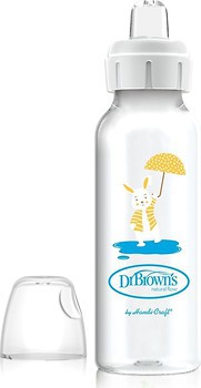 Фото Dr. Browns Пляшечка для годування Options Milestones вузька шийка 250 мл 1 шт. (SB81095)