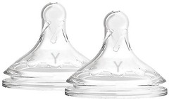Фото Dr. Browns Соска для бутылочки с широким горлышком Y-отверстие, 2 шт. (201)