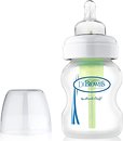 Фото Dr. Browns Пляшечка для годування Natural Flow Options широка шийка 150 мл 1 шт. (WB51600)