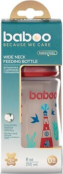 Фото Baboo Бутылочка для кормления с силиконовой соской 250 мл