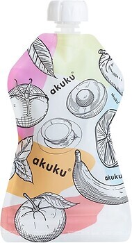 Фото Akuku Багаторазові пакети для дитячого харчування 5x150 мл (A0056)