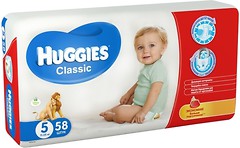 Фото Huggies Classic 5 (11-25 кг) 58 шт