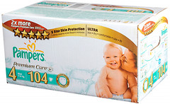 Фото Pampers Premium Care Maxi 4 (104 шт)